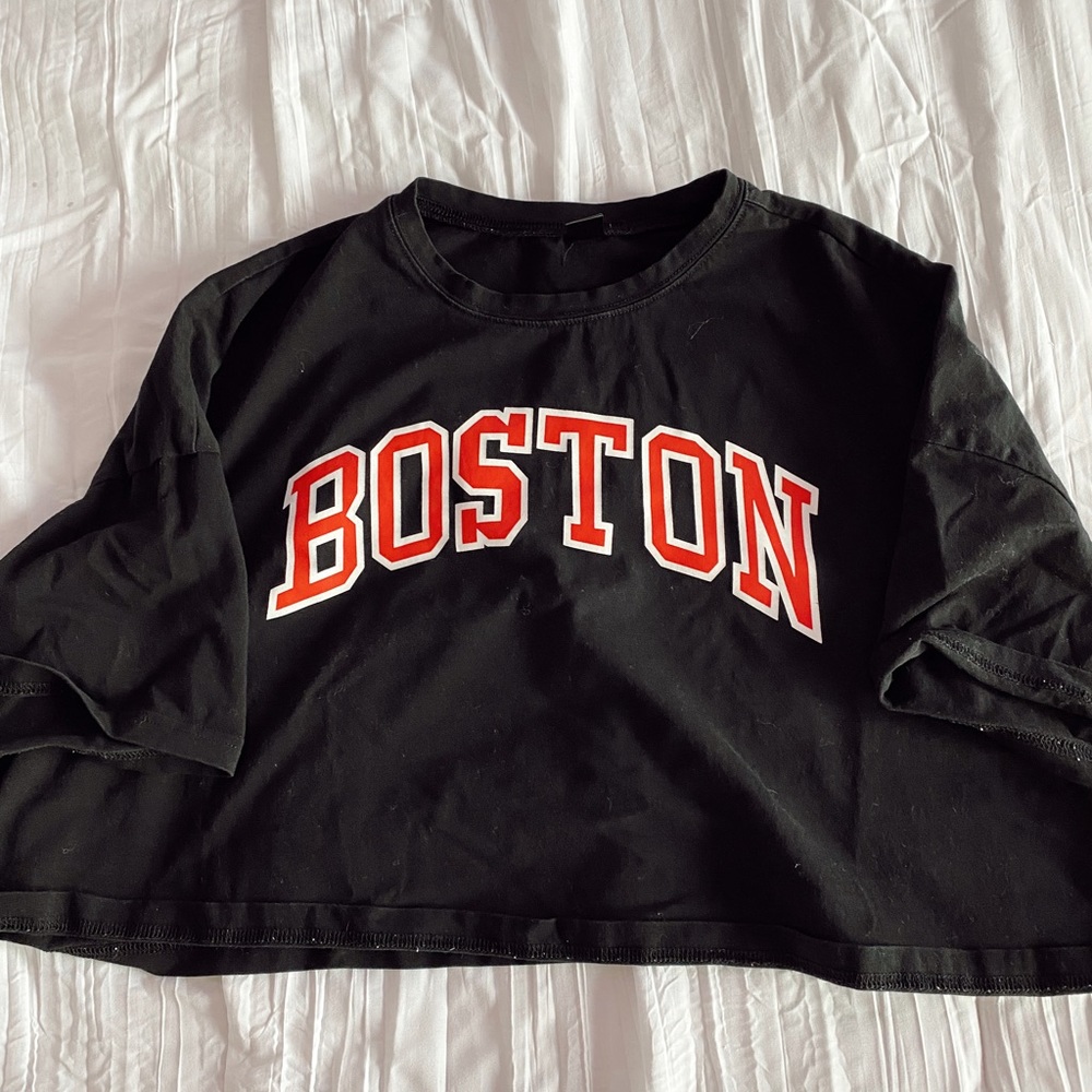 Aesthetic Boston Crop Top Size L